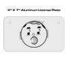 4 X 7 Aluminum License Plate  Thumbnail