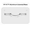 4 X 7 Aluminum License Plate  Thumbnail