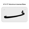 4 X 7 Aluminum License Plate  Thumbnail