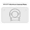 4 X 7 Aluminum License Plate  Thumbnail