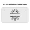 4 X 7 Aluminum License Plate  Thumbnail