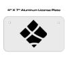 4 X 7 Aluminum License Plate  Thumbnail