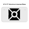 4 X 7 Aluminum License Plate  Thumbnail