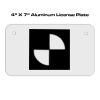 4 X 7 Aluminum License Plate  Thumbnail