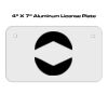 4 X 7 Aluminum License Plate  Thumbnail