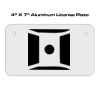 4 X 7 Aluminum License Plate  Thumbnail