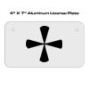 4 X 7 Aluminum License Plate  Thumbnail