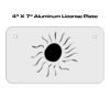 4 X 7 Aluminum License Plate  Thumbnail