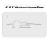 4 X 7 Aluminum License Plate  Thumbnail