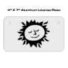 4 X 7 Aluminum License Plate  Thumbnail