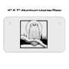 4 X 7 Aluminum License Plate  Thumbnail