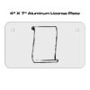 4 X 7 Aluminum License Plate  Thumbnail