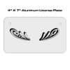 4 X 7 Aluminum License Plate  Thumbnail