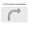 4 X 7 Aluminum License Plate  Thumbnail