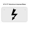 4 X 7 Aluminum License Plate  Thumbnail