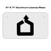 4 X 7 Aluminum License Plate  Thumbnail
