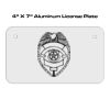 4 X 7 Aluminum License Plate  Thumbnail