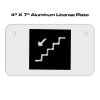 4 X 7 Aluminum License Plate  Thumbnail
