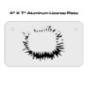 4 X 7 Aluminum License Plate  Thumbnail