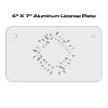 4 X 7 Aluminum License Plate  Thumbnail