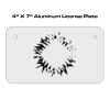 4 X 7 Aluminum License Plate  Thumbnail