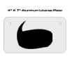 4 X 7 Aluminum License Plate  Thumbnail