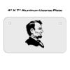 4 X 7 Aluminum License Plate  Thumbnail
