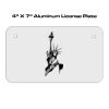 4 X 7 Aluminum License Plate  Thumbnail
