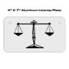 4 X 7 Aluminum License Plate  Thumbnail