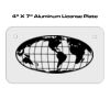 4 X 7 Aluminum License Plate  Thumbnail