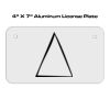 4 X 7 Aluminum License Plate  Thumbnail