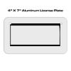 4 X 7 Aluminum License Plate  Thumbnail