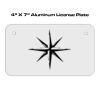 4 X 7 Aluminum License Plate  Thumbnail