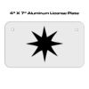 4 X 7 Aluminum License Plate  Thumbnail