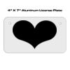 4 X 7 Aluminum License Plate  Thumbnail