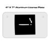 4 X 7 Aluminum License Plate  Thumbnail