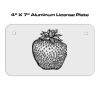 4 X 7 Aluminum License Plate  Thumbnail