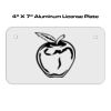 4 X 7 Aluminum License Plate  Thumbnail