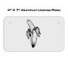 4 X 7 Aluminum License Plate  Thumbnail