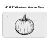 4 X 7 Aluminum License Plate  Thumbnail
