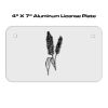 4 X 7 Aluminum License Plate  Thumbnail