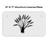 4 X 7 Aluminum License Plate  Thumbnail