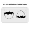 4 X 7 Aluminum License Plate  Thumbnail