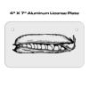 4 X 7 Aluminum License Plate  Thumbnail