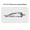 4 X 7 Aluminum License Plate  Thumbnail