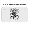 4 X 7 Aluminum License Plate  Thumbnail