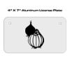 4 X 7 Aluminum License Plate  Thumbnail