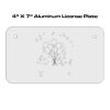 4 X 7 Aluminum License Plate  Thumbnail