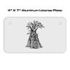 4 X 7 Aluminum License Plate  Thumbnail