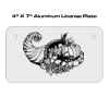 4 X 7 Aluminum License Plate  Thumbnail